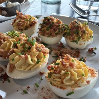 Showroom - Deviled eggs - New American Near Me - Frederick, Maryland