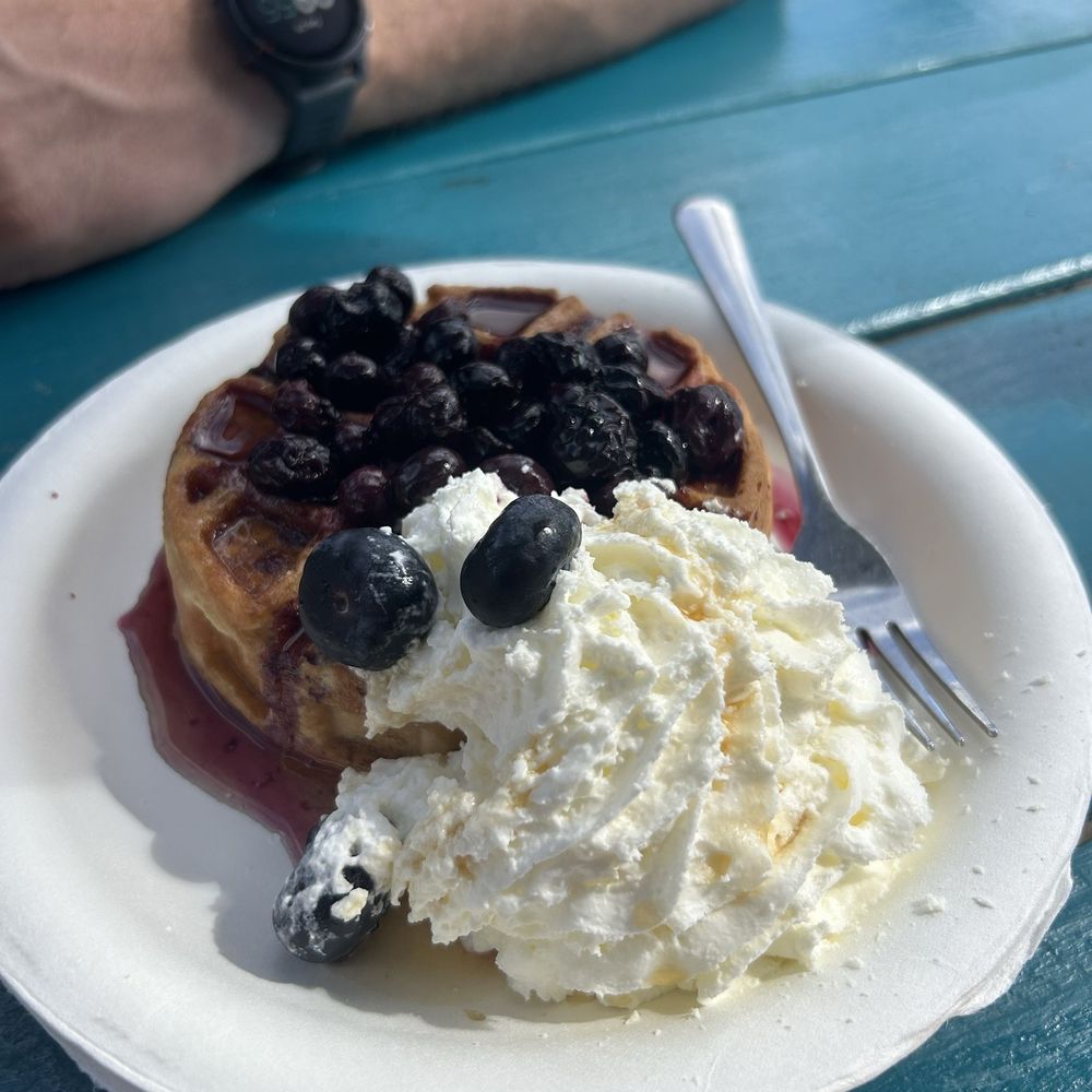 Berry waffles