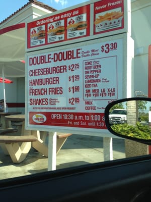Menu photo 8 In-N-Out Burger Long Beach, CA Menu photo 8 In-N-Out Burger Long Beach, CA