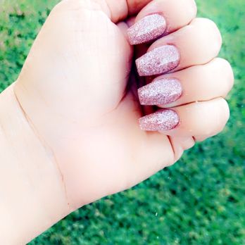 Divine Nails & Spa - Nancy made sure the ballerina shape was consistent throughout the process. - Nail Salons Near Me - Lathrop, California