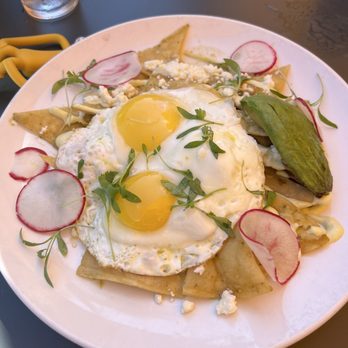 Poached Kitchen - Verde chilaquiles - Breakfast & Brunch Near Me - Irvine, California
