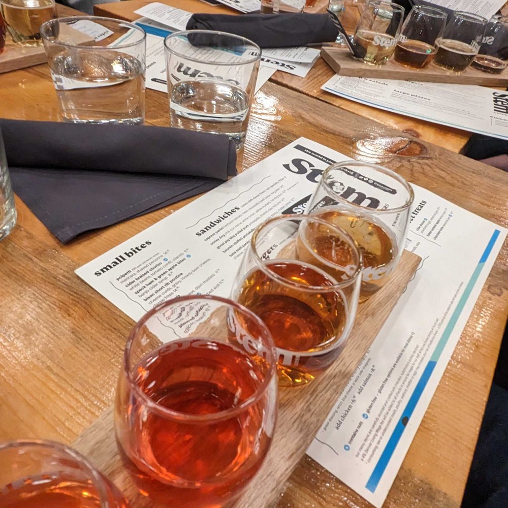 Stem Ciders - flight on the menu - Bars Near Me - Denver, Colorado Stem Ciders - flight on the menu - Bars Near Me - Denver, Colorado