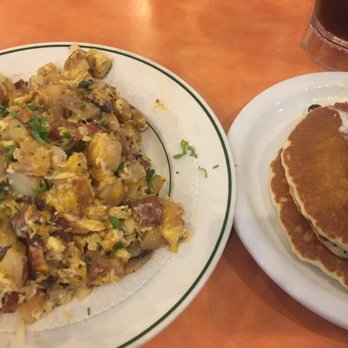 Original Breakfast House - Blueberry pack cake and Big Gooey Scramble Mess - Breakfast & Brunch Near Me - Phoenix, Arizona