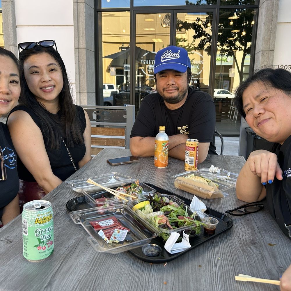 Fish & Things Poke Bar - The owner, came out to asked us how's the food and we asked for a photo - Seafood Near Me - Folsom, California Fish & Things Poke Bar - The owner, came out to asked us how's the food and we asked for a photo - Seafood Near Me - Folsom, California
