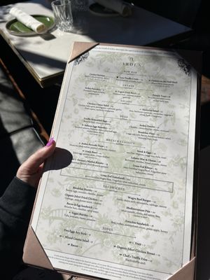 Menu photo 1 Arden Restaurant West Hollywood, CA Menu photo 1 Arden Restaurant West Hollywood, CA