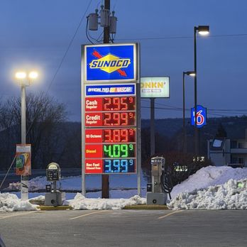 Sunoco - Sunoco Gas Price sign - Gas Stations Near Me - Harrisburg, Pennsylvania