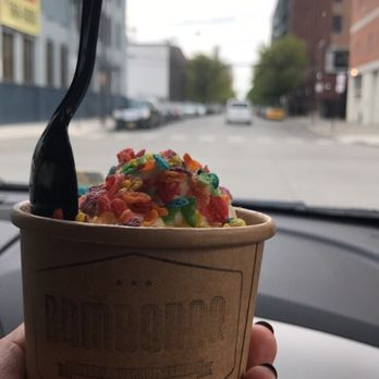 BomboBar - Vanilla bean gelato w fruity pebbles - Desserts Near Me - Chicago, Illinois
