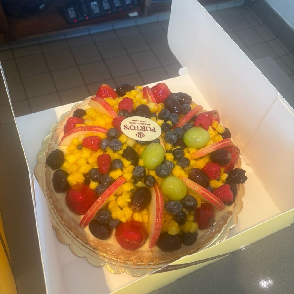 Porto's Bakery & Cafe - Fresh Fruit Tart - Bakeries Near Me - Downey, California