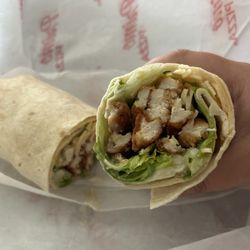 Primo Pizza - Chicken caesar wrap with crispy chicken