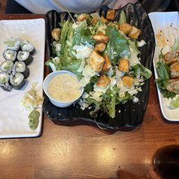 Caesar salad, Cucumber roll