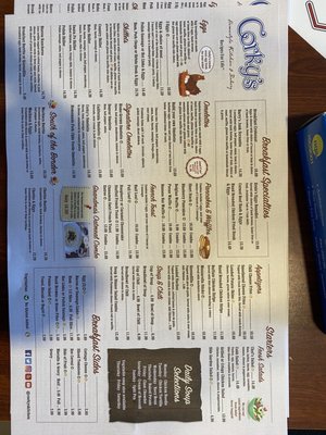Menu photo 6 Corky's Kitchen & Bakery Yucaipa, CA