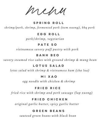 Menu photo 1 Kim Huong Westminster, CA Menu photo 1 Kim Huong Westminster, CA