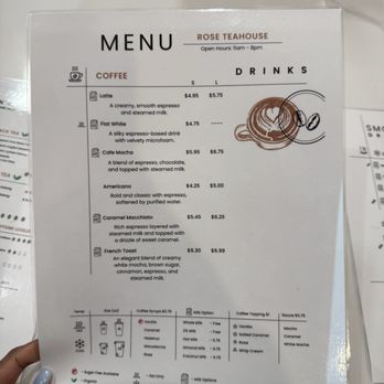 Rose Tea House - Menu - Coffee & Tea Near Me - Pearland, Texas Rose Tea House - Menu - Coffee & Tea Near Me - Pearland, Texas