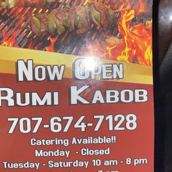 Rumi Kabob - Rumi Kabob - Food Trucks Near Me - Vallejo, California Rumi Kabob - Rumi Kabob - Food Trucks Near Me - Vallejo, California