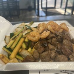 Nikotos Japanese Express - Steak and Shrimp Entree