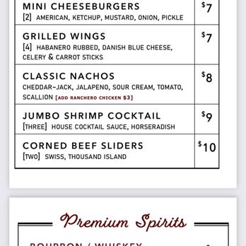 Grill 89 - The happy hour menu from Grill - New American Near Me - Westmont, Illinois