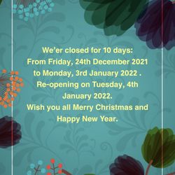 Panda Dim Sum - Closed for Christmas Holiday.