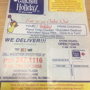 Chicken Holiday - Chicken Wings Near Me - Milltown, New Jersey Chicken Holiday - Chicken Wings Near Me - Milltown, New Jersey