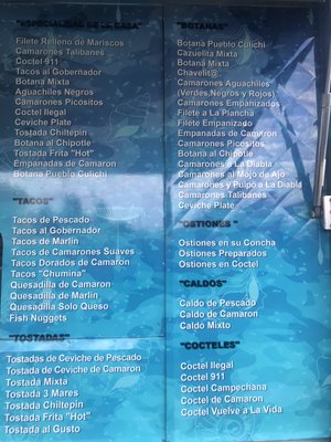 Menu photo 8 Mariscos Pueblo Culichi Santa Ana, CA