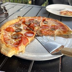 Pizzeria Mangiamo - This is the simple Sausage and Pepperoni. Simple but great!