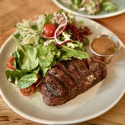 The Copper Dog - Filet and salad