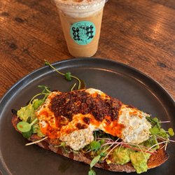 Soul Coffee - Pumpkin Spice Banana Bread Latte and Chili Crisp avocado toast!