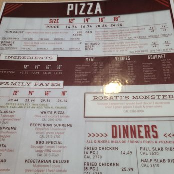 Rosati’s Pizza - Pizza Near Me - McKinney, Texas