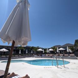 Montauk Beach House - Kids pool and separate adults pool.