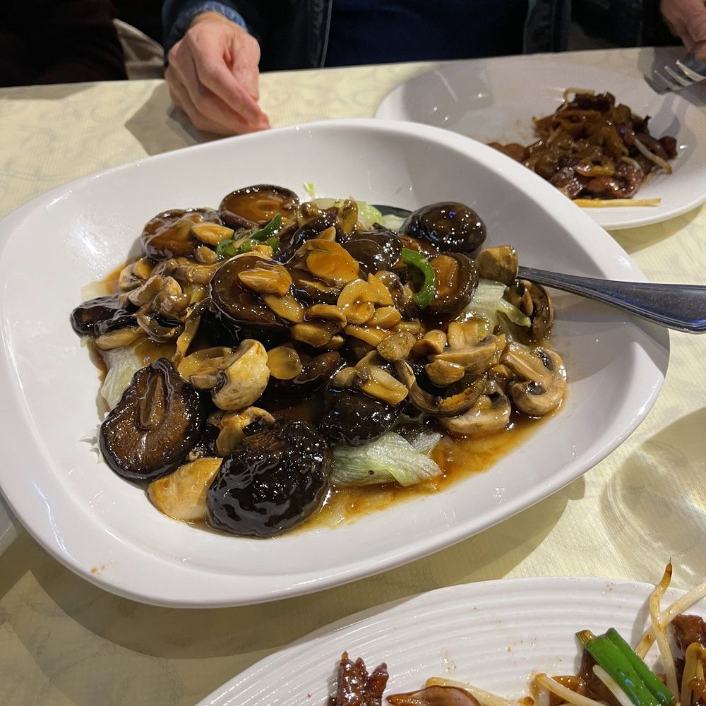 Mandarin Delight - 3 type mushroom in oyster sauce - Chinese Near Me - Dublin, California Mandarin Delight - 3 type mushroom in oyster sauce - Chinese Near Me - Dublin, California