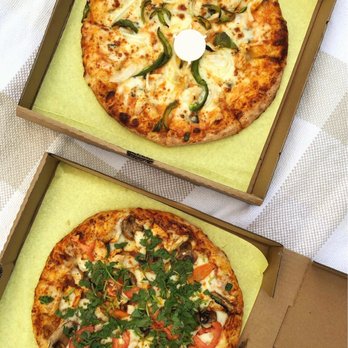 Thai Curry Pizza - Small Thai Curry Chicken Pizza & Small Tom Yum Pizza - Pizza Near Me - Long Beach, California Thai Curry Pizza - Small Thai Curry Chicken Pizza & Small Tom Yum Pizza - Pizza Near Me - Long Beach, California