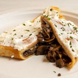 Crepe Stop - Mushroom, ricotta, truffle oil