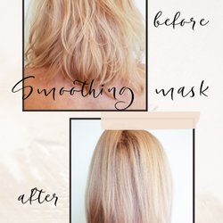 Hair smoothing mask.