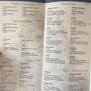 De Graaf Van Gelre - Menu - Brasseries Near Me - Harderwijk, GE