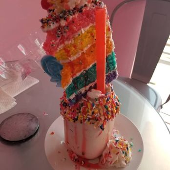 K & J's Elegant Pastries - Birthday day cake milkshake ($14.16) - Desserts Near Me - Birmingham, Alabama K & J's Elegant Pastries - Birthday day cake milkshake ($14.16) - Desserts Near Me - Birmingham, Alabama