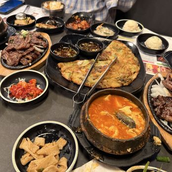 BCD Tofu House - Seafood pancake, seafood tofu soup, LA galbi, and all the yummy Bon chons - Korean Near Me - Artesia, California