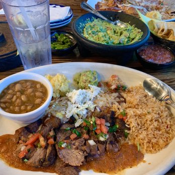 El Torito - CARNE ASADA AND CHEESE ENCHILADA  FRESH GUACAMOLE, CHIPS AND SALSA - Mexican Near Me - Pasadena, California