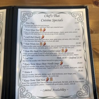 Koon Thai Restaurant - Menu - Thai Near Me - Orlando, Florida