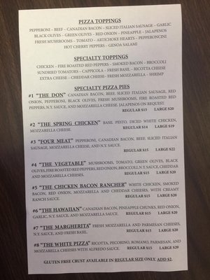 Menu photo 5 DiCintio's Pizza Cucina Marlow, OK