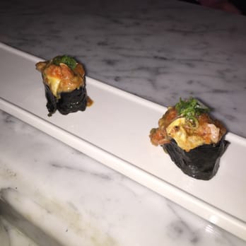 KAI ZAN - Chef special for us! Spicy tuna with quail egg. Thanks Melvin!!! - Asian Fusion Near Me - Chicago, Illinois