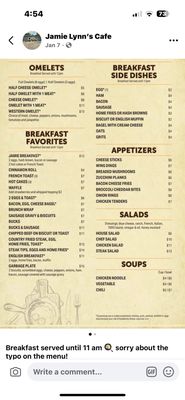 Menu photo 2 Jamie Lynn’s Cafe Smithfield, PA Menu photo 2 Jamie Lynn’s Cafe Smithfield, PA