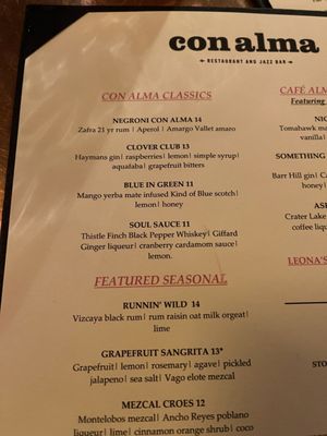 Menu photo 5 Con Alma Pittsburgh, PA Menu photo 5 Con Alma Pittsburgh, PA