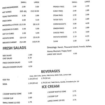 Bob's Freeze Queen - the price list - American Near Me - Lilbourn, Missouri Bob's Freeze Queen - the price list - American Near Me - Lilbourn, Missouri