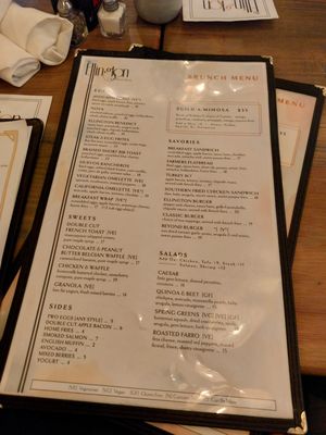 Menu photo 2 The Ellington New York, NY Menu photo 2 The Ellington New York, NY