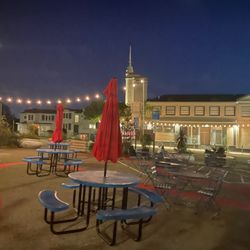 Lakeside Landing - Lakeside landing at night