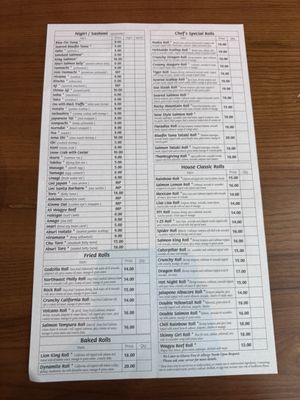 Menu photo 3 Asaka Sushi Westminster, CO