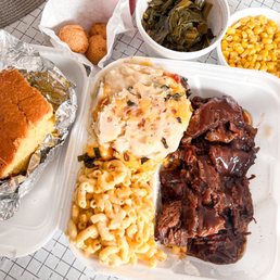 a tray of food a tray of food