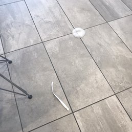 Trash all over the store. All the tables were dirty. Trash all over the store. All the tables were dirty.