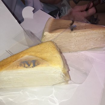 Lady M Cake Boutique - Left: signature Mille cake Right: Earl Grey - Bakeries Near Me - Houston, Texas