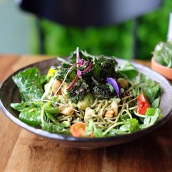 V Series - Green tea soba noodle (vegan) ($16)