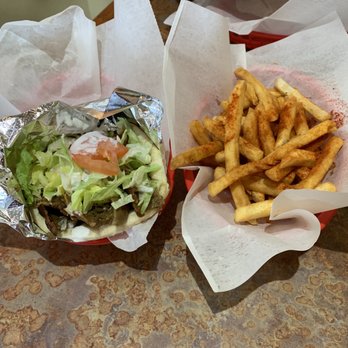 Cafe Aladdin - 6. Gyro (Shawarma) Sandwich - Greek Near Me - Fargo, North Dakota